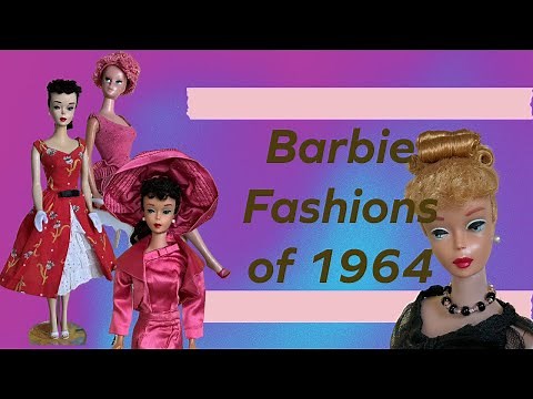 Vintage Barbie Fashions of 1964 - the complete line