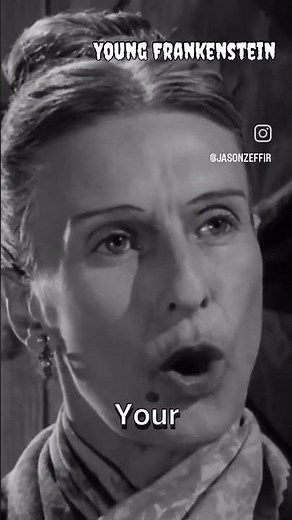 "Young Frankenstein" - frau Blucher scene