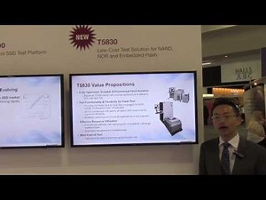 T5830: Presented by Advantest's Functional Manager of Memory Test Jin Yokoyama