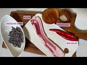 Sweet and salty chocolate covered bacon