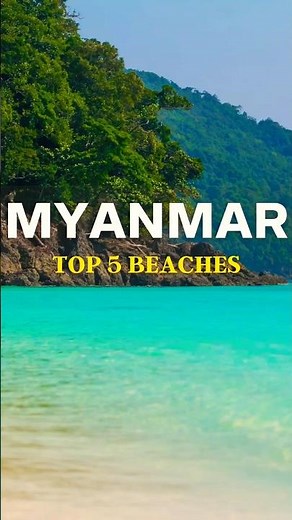 Top 5 Beaches in Myanmar #beaches #travel #myanmar