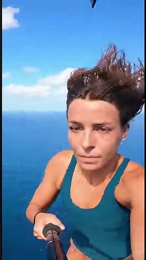 Stepping Out of a Helicopter Over the Ocean 😳🚁🌊