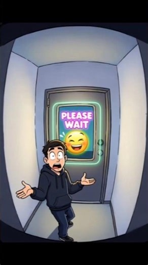 My Smart Door Thinks I’m a Security Threat 💀🚪 #funny #shorts #animation