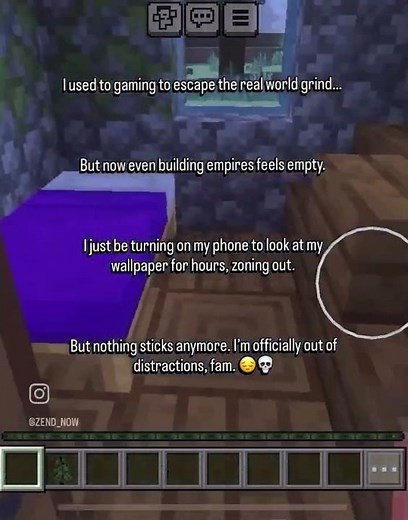 Zend a better game to bro👊 #fyp #minecraft #bored