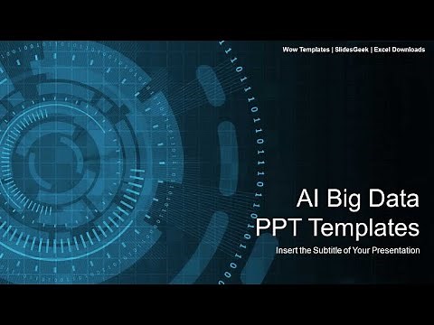 Artificial Intelligence and Big Data PowerPoint Template | Technology Presentation | wowTemplates
