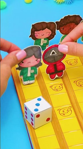 DIY Squid Game Book! 🦑📚 Create Your Own Thrilling Version!