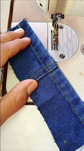 How to Shorten Jeans and Keep the Original Hem #shorts #sewing #sewinghacks