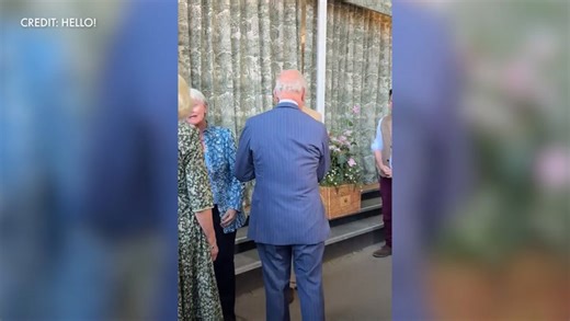 Watch: King Charles and Queen Camilla arrive at the 2025 Chelsea Flower Show
