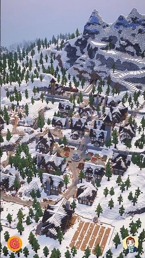 I Built the BIGGEST Winter Village