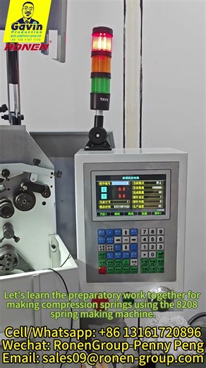 8208 Spring making machine