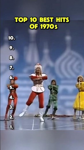 Top 10 best hits from 1970’s #flashback #70s #music
