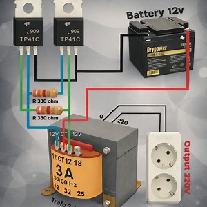 Simple Inverter Circuit Using NPN Transistor #tl431transtor #reelsvideo #reelschallenge #npntransistor #Transistoramplifier #ElectronicsRD | Fundamental Electronic
