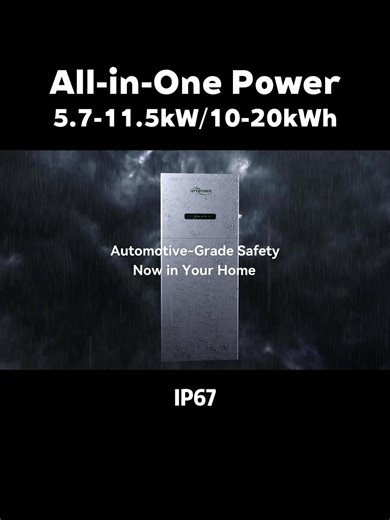 ⚡ All-in-One Power | Energy Storage System Built for the North American market 🇺🇸🇨🇦 🔒 Safer ｜🛠 Simpler ｜🚀 More Efficient IP67 protection · Plug & play 160% PV oversizing, supports off-grid & microgrid One system. Power confidence made simple. 👉 Message us to learn more. #AllInOnePower #EnergyStorage #AllInOneESS #SolarStorage #NorthAmericaEnergy #HomeEnergy | PNSolar