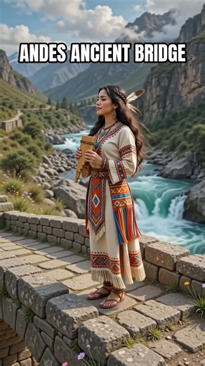 Leo Rojas • El Condor Pasa 🏔️ Ancient Bridge of the Andes #peru #andes #shorts