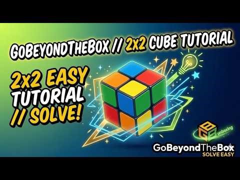 2×2 Rubik’s Cube Tutorial for Beginners – Easy Step-by-Step #rubikscube #2x2cube #cubetutorial