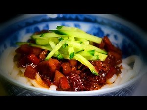Pork & Noodles in Peking Sauce (Zha Jiang Mian) Chinese Style Recipe