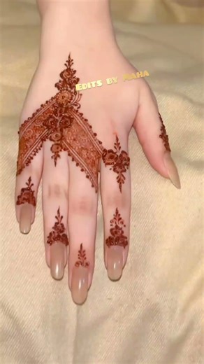 Mehndi finger design #simple #henna