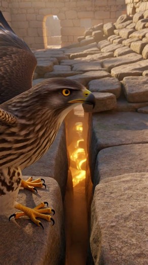 POV: Hawk Flying Over Machu Picchu Finds a Hidden Golden Chamber #viral#pov #shorts #fyp #top