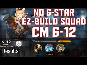 【明日方舟/Arknights】[6-12 Challenge Mode] - Easy Build Squad - Arknights Strategy