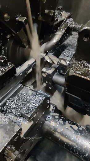 ⚙️🔥 High-Speed Precision on a Traub Machine!Watch how mass-production magic happens in seconds! 🧰✨