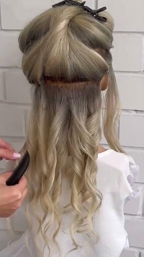 How to do curls with curling iron?