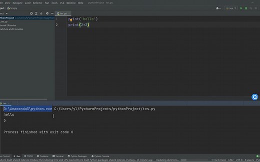 PyCharm基本用法及设置解释器