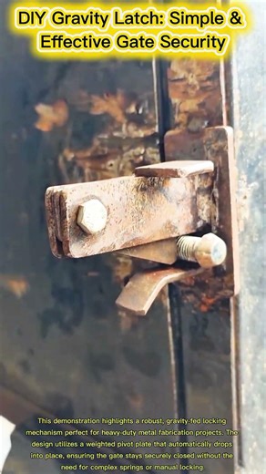DIY Gravity Latch: Simple & Effective Gate Security