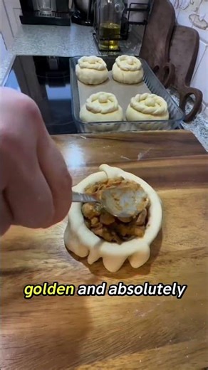 Creamy Chicken Stuffed Rose Buns Recipe! 🤤