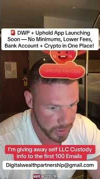 DWP + Uphold App Launching: No Minimums, Bank + Crypto All-in-One! 🔥