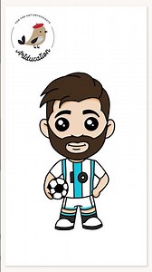How To Draw Lionel Messi #artducation #howtodraw #lionelmessi #messi #drawing #shorts