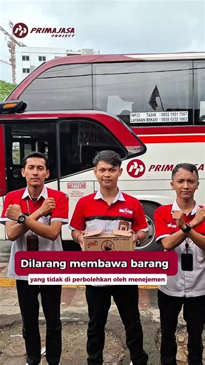 Informasi Larangan Bawa Barang di Bus Budiman