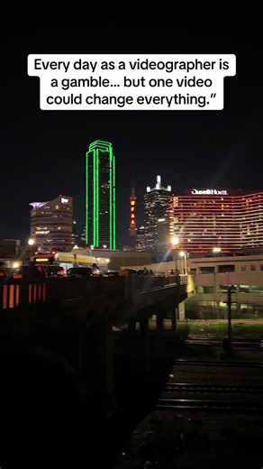 Every day as a videographer is a gamble… but one video could change everything.” • You never know which video will take off One post might get 200 views… the next one could bring a new client or opportunity. • Taking risks with creativity Trying new shots, new edits, or new storytelling styles even if you’re not sure how it’ll turn out. • Investing time when nobody sees it Late nights editing, practicing, and learning new techniques. • Staying consistent even when growth is slow Posting content 