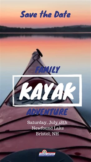 🚣‍♀️ Join us for our annual Family Kayak Adventure-with a MISSION! Paddle, play, and make memories on Newfound Lake this Saturday, July 18th in Bristol, NH! Spots are limited—register today and enjoy a day of fun and connection with your crew! 💙 #HiddenBattles #Adventure #Kayak #VeteranSupport #PTSDawareness | Hidden Battles