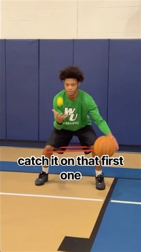 Basketball dribbling warm-up drill