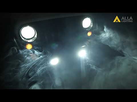 H3 LED Bulbs Super Bright 12V Fog Lights 6000K White/3000K Yellow DRL