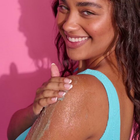 Tree Hut Blue Lagoon Shea Sugar Scrub, Exfoliating, Hydrating & Moisturizing Body Scrub with Shea Butter & Nourishing Essential Oils, Smooth & Soften Skin, 18 oz