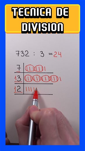 Tecnica de Division #mathematics #everyone #AprendeFacil #maths #EducaciónDivertida #ContenidoEducativo #m | Matematicas - Aprender es Avanzar