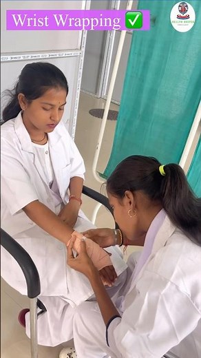 Wrist Wrapping Technique | Health Sector #shorts #bandage #Nursing