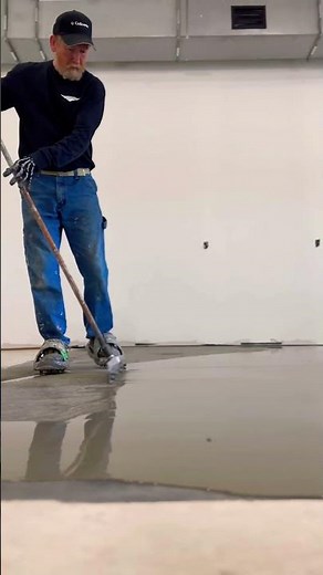 Self leveling concrete overlay. #concrete #overlay #decorativeconcrete #epoxy #satisfying