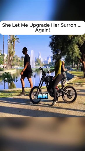 She Let Me Upgrade Her Surron ... Again! #surron #electricdirtbike #ebikebuild #bikeupgrade #biketok 1