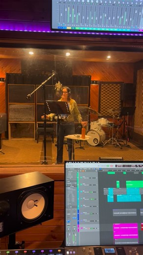 We’re at the studio! Here’s a glimpse of one of our new songs for 2026. Guide vocals being sung by the amazing rock legend, Rose Parker! | One Big Voice Festival