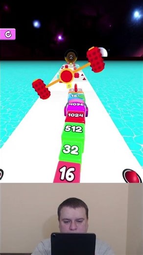 Jelly Tube Run 2048 ❗Level 519❗#games #shorts