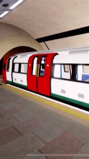 Northern Line 1995TS Train Departing at Oval Roblox:DJMN Lines