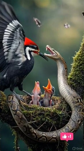 Woodcutter vs Giant Python 😱 Who Will Win ? #wildlife #wildshorts #animals #shorts #woodcutter #ai