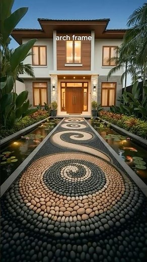 The World's Most Beautiful Garden Path: Zen Pebble Mosaic Art 🌀 | Luxury Landscape Design
