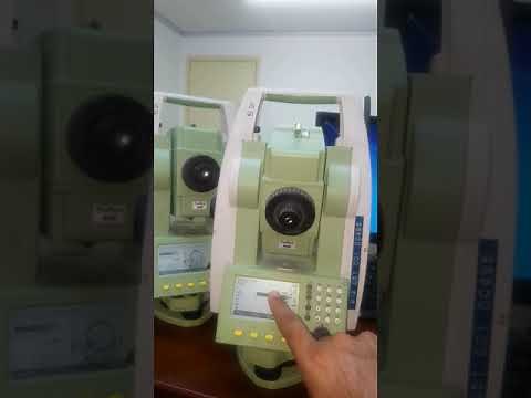 Settings of Leica TS06 plus total station