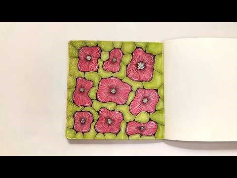 Zentangle pattern for beginners 🔸Zenart 🔸Doodle