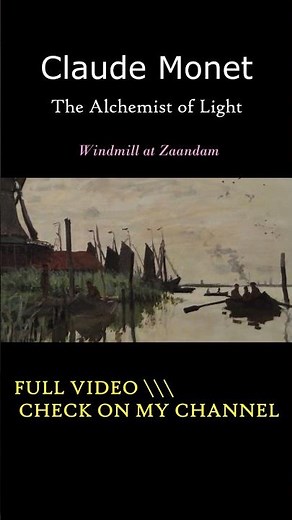 Claude Monet Windmill at Zaandam