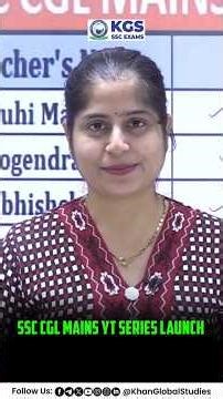 SSC CGL Mains 2026: New YouTube Series Launched! 💥🚀 #ssc #ssccglmains #youtubeseries #kgssscexams