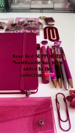 Rose Red MoodBundle for Guided Journaling